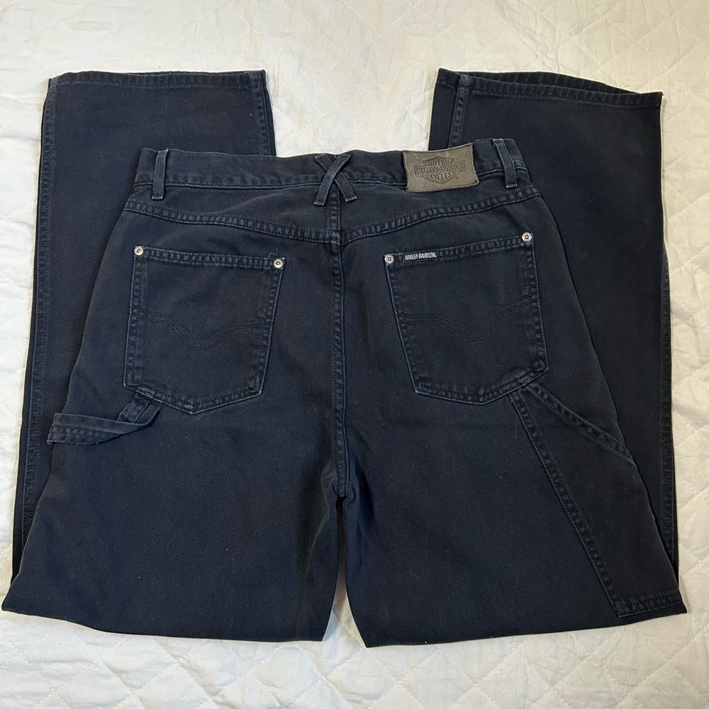 Harley-Davidson Men's Dark Denim Jeans